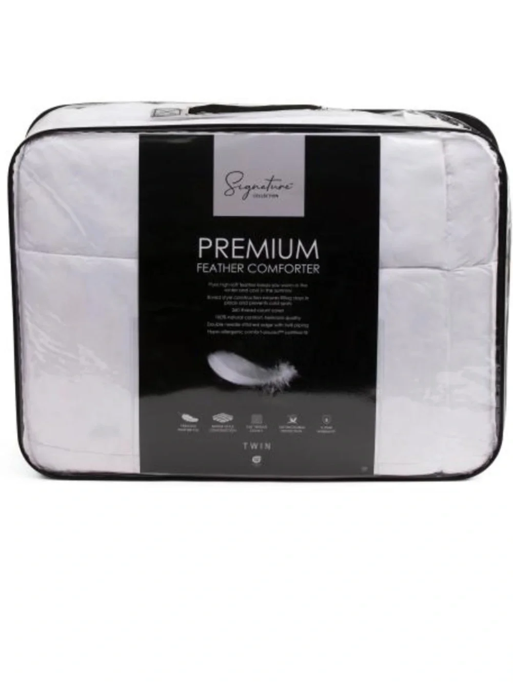 SIGNATURE 260tc lightweight warmth feather duvet insert